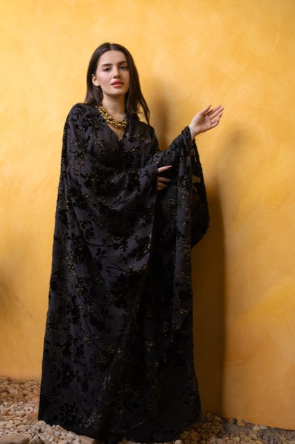The Gold Shimmery Abaya