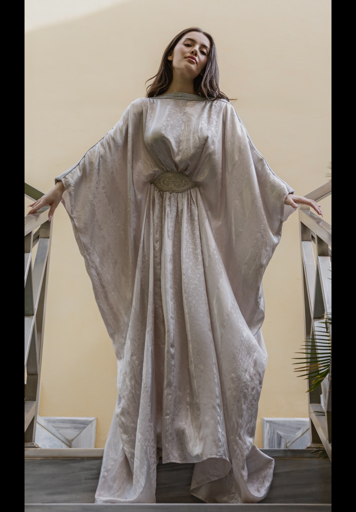 Silver Silk Caftan