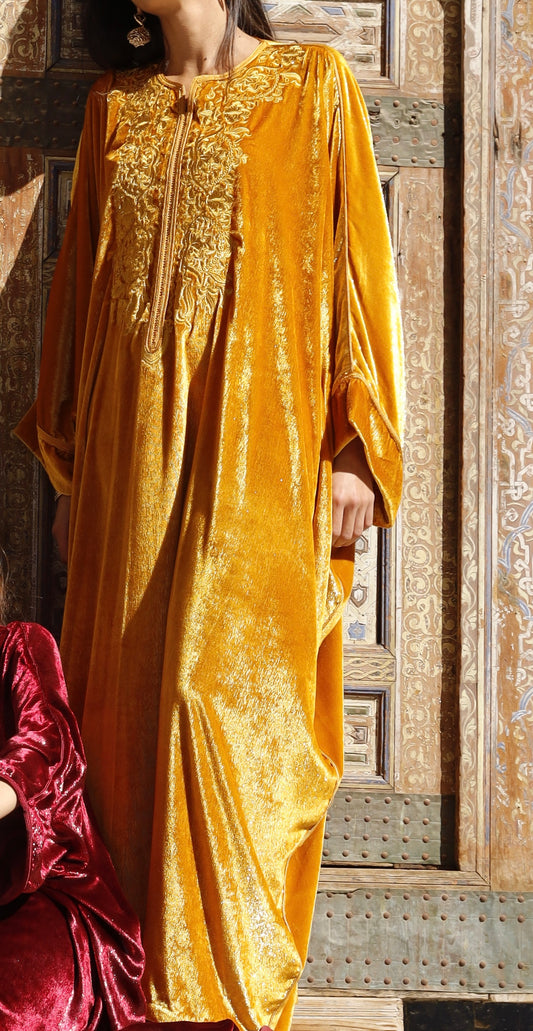 Gandoura Velvet Caftan