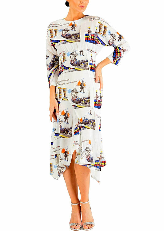 Money Print Dress - 85%off