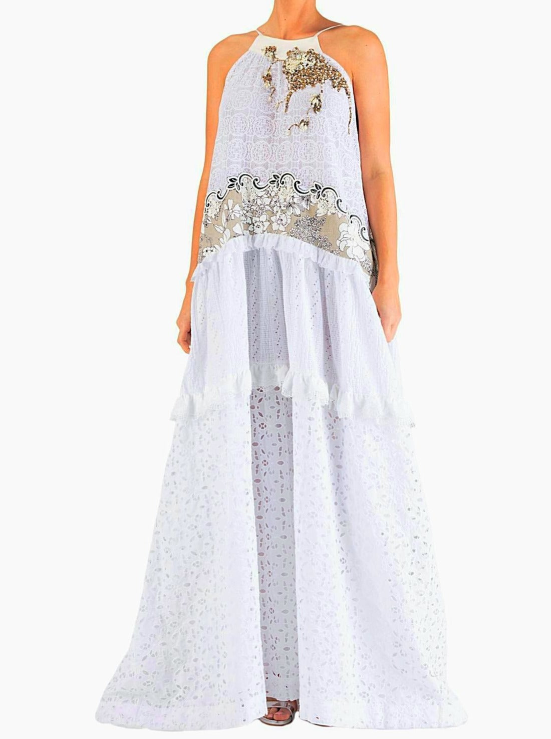 Pearls White Dress - 85% off