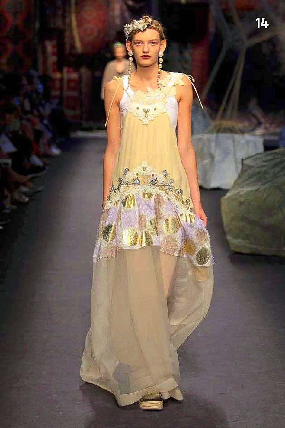 Long Gold Dress - 80% off