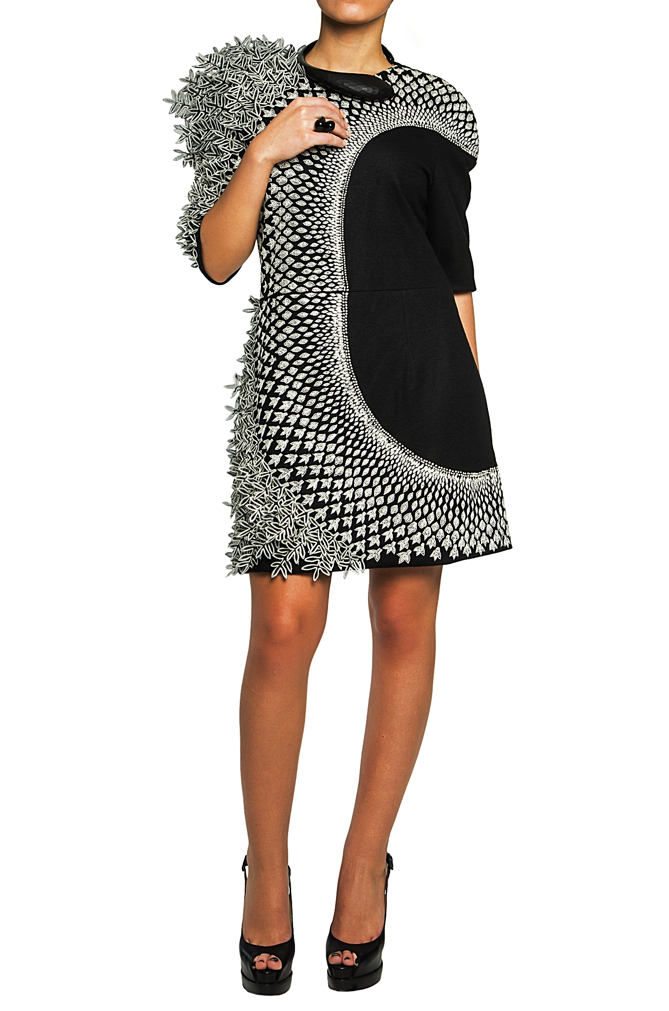 3D Nebula Short Dress - 80% off