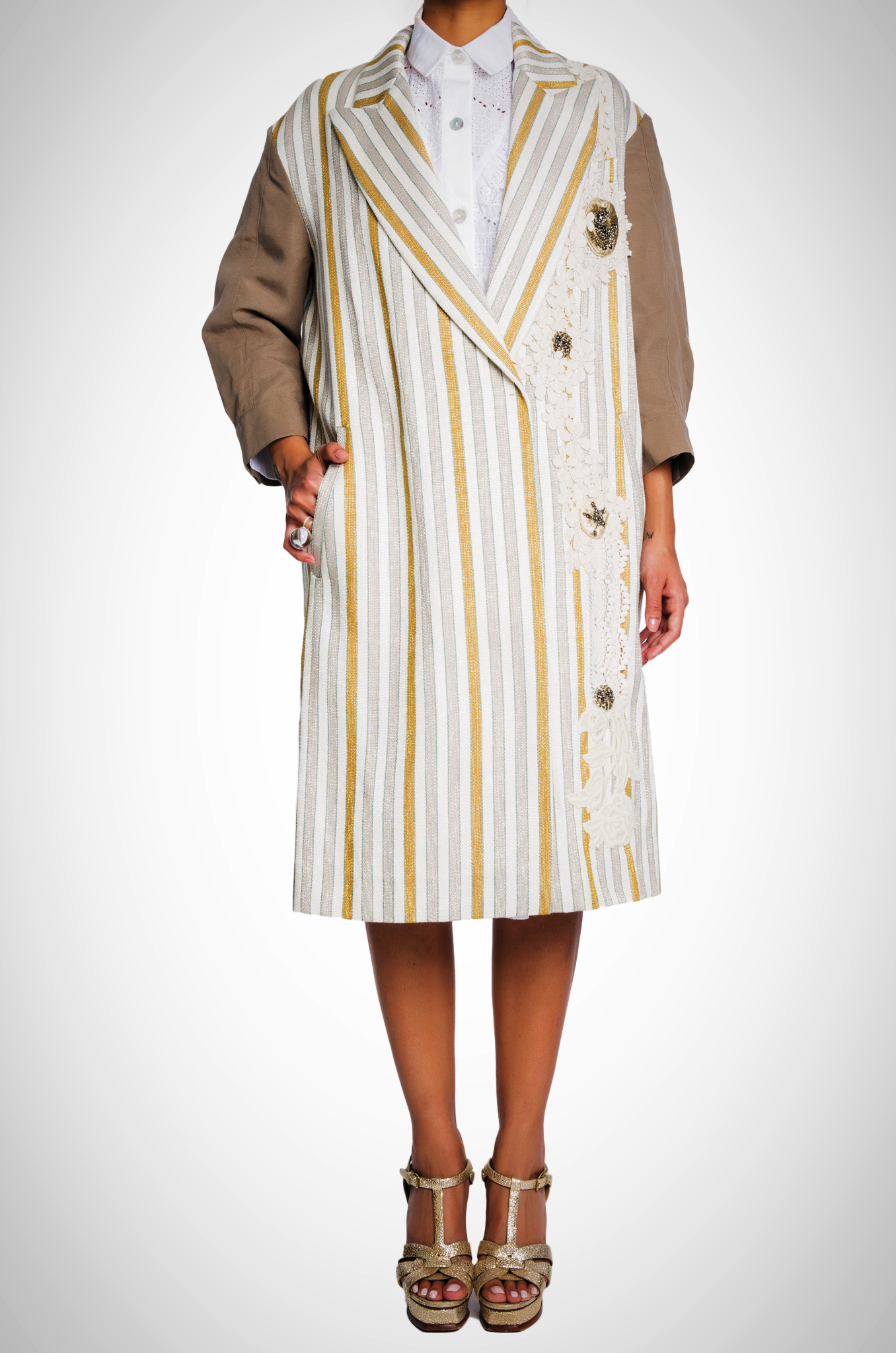 Capotto - Multicolor Coat -85% off