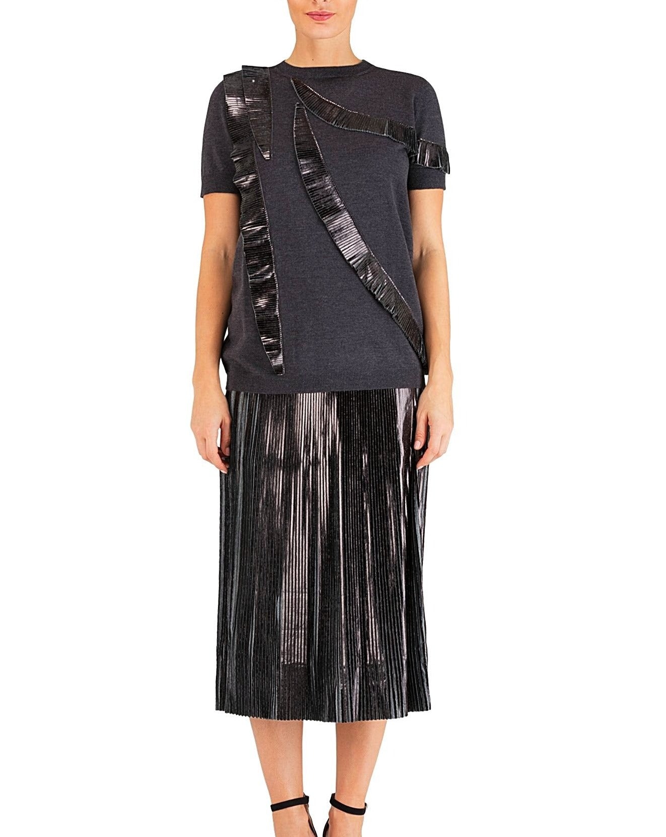 Black & Grey Skirt - 60% off