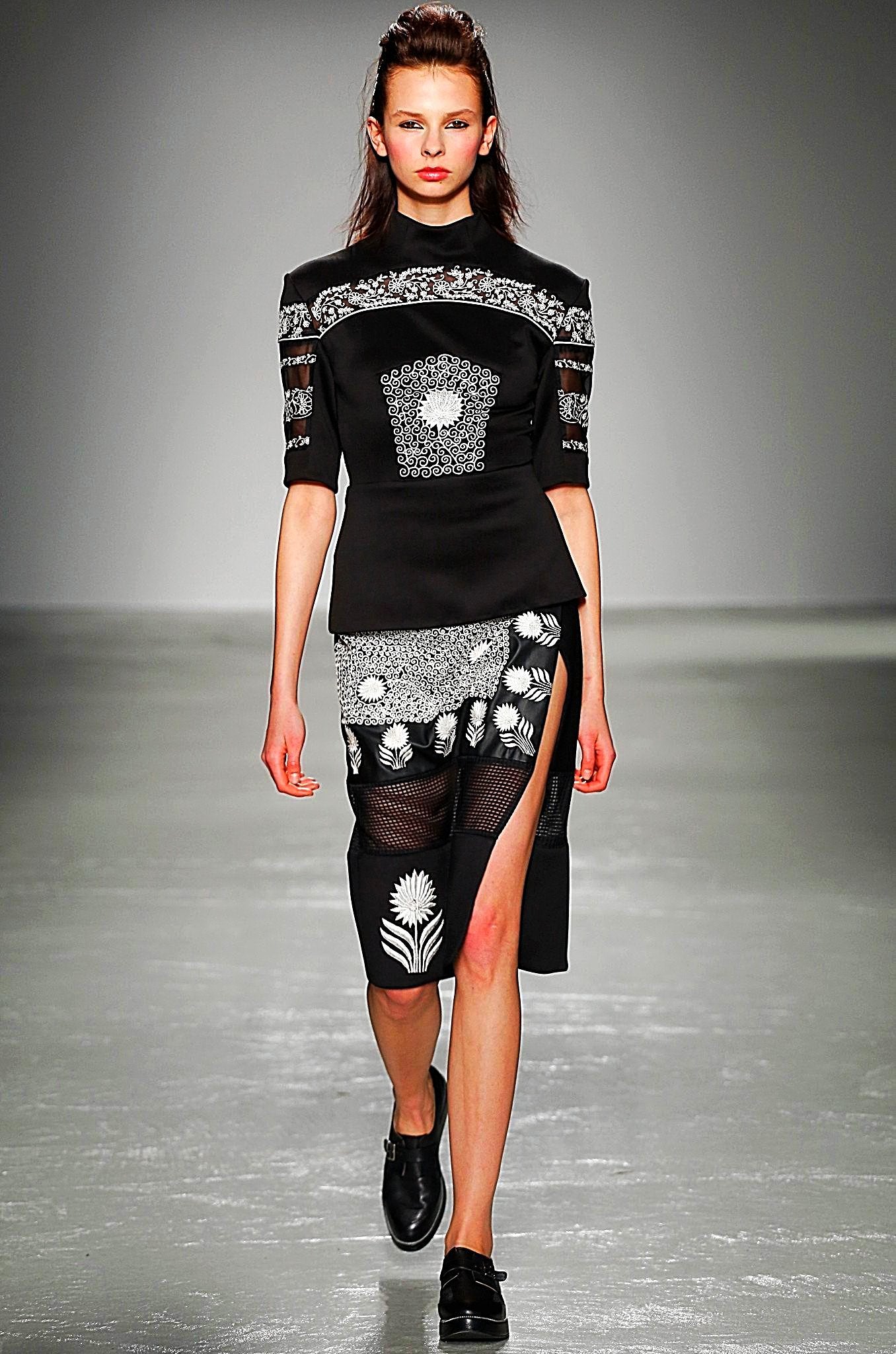 Merino Felt & Silk Organza Skirt - 80% off