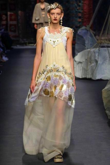 Long Gold Dress - 80% off