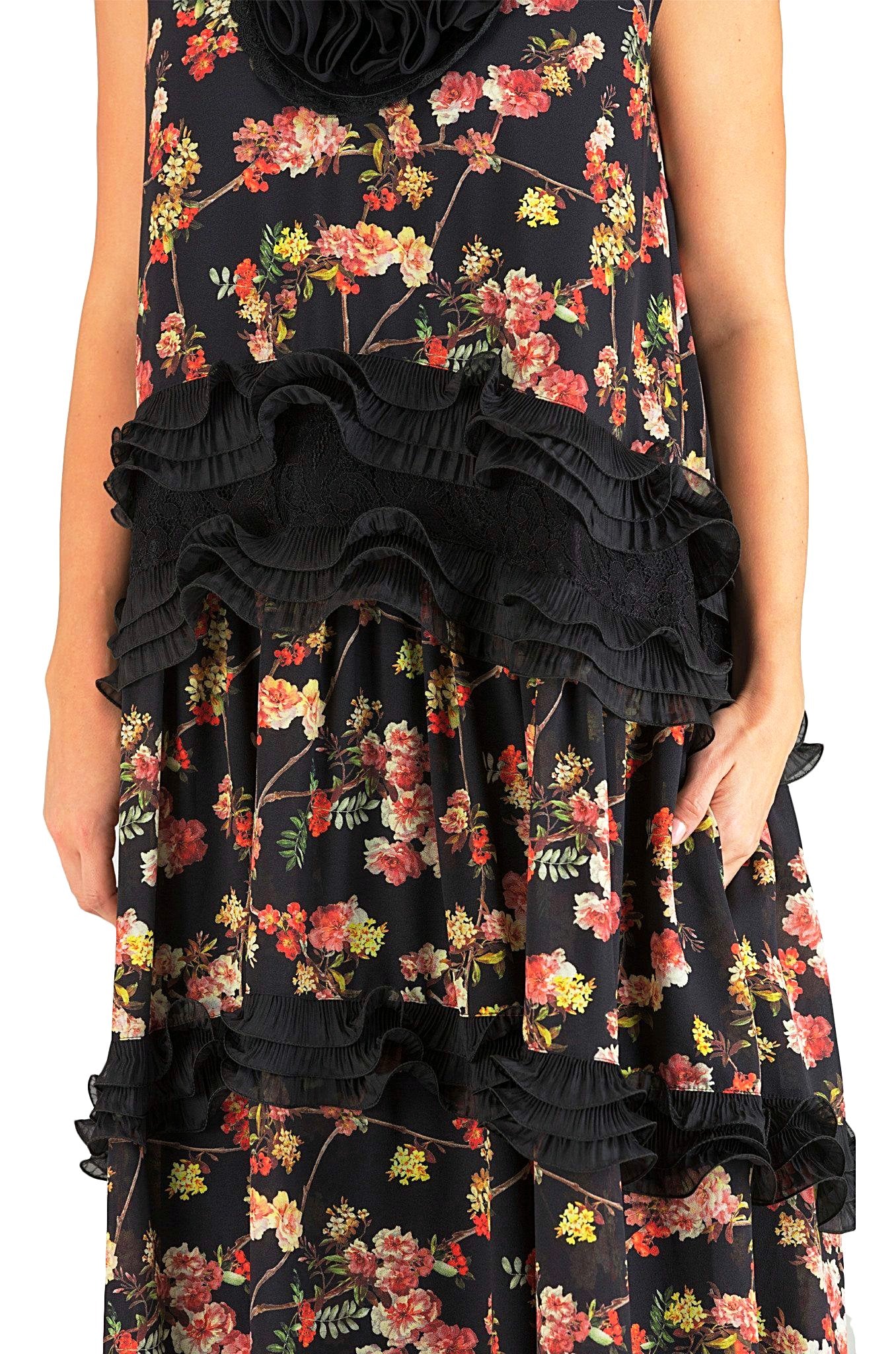 Multi Color floral dress - 80% off