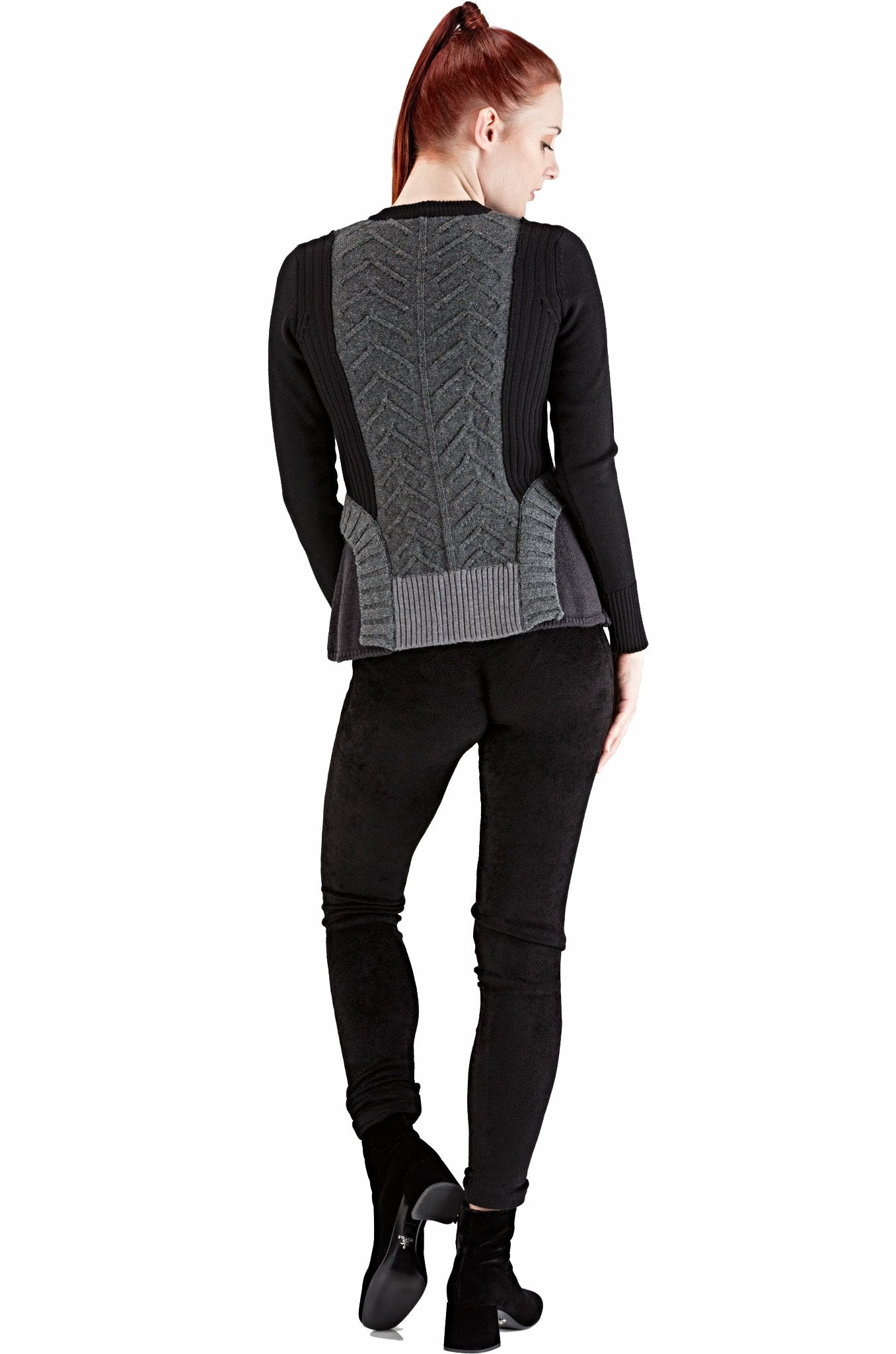 Black Ruffles Cardigan - 80% off