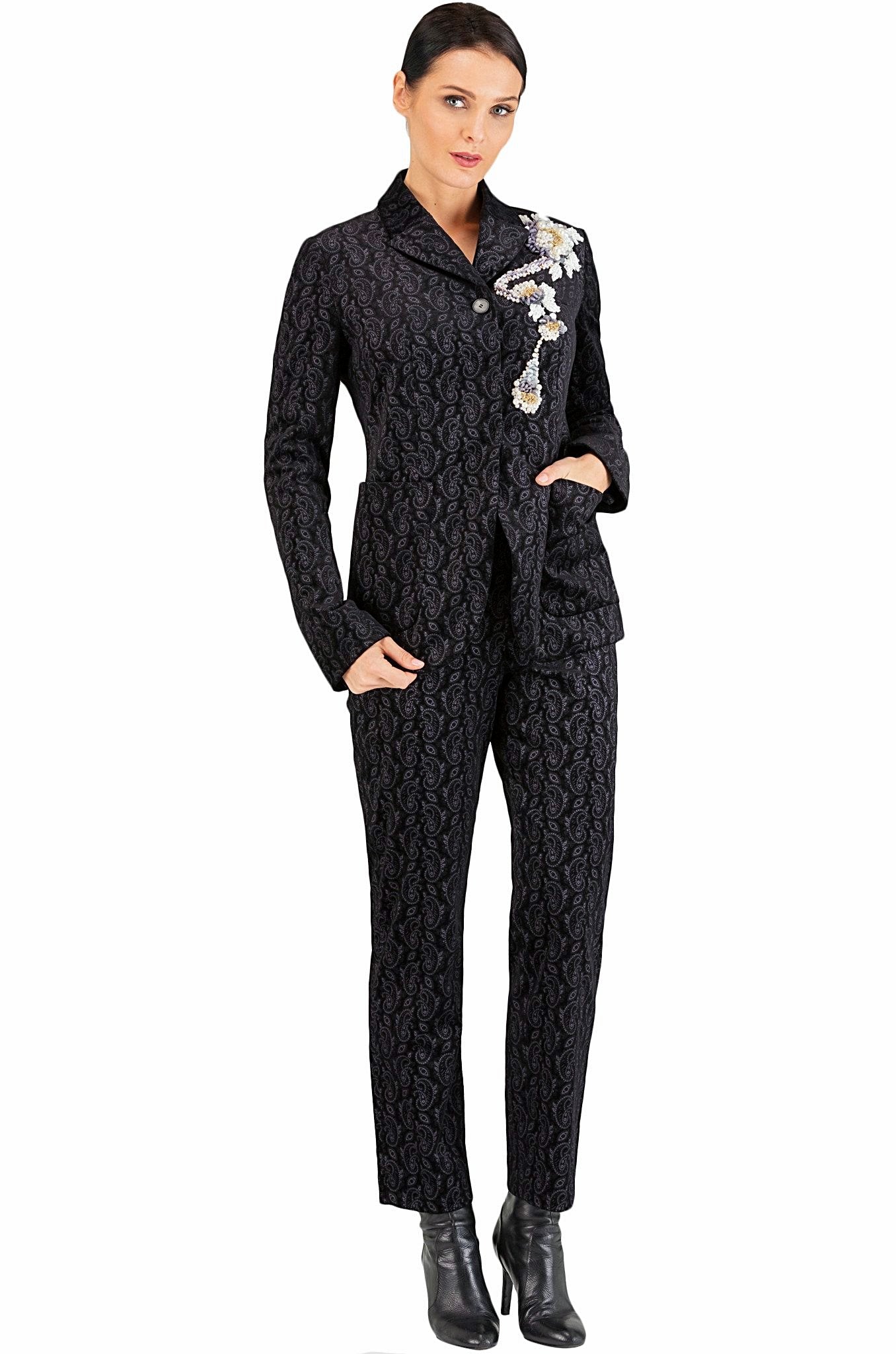 Pearls Sequenced Velvet Blazer - 70% off