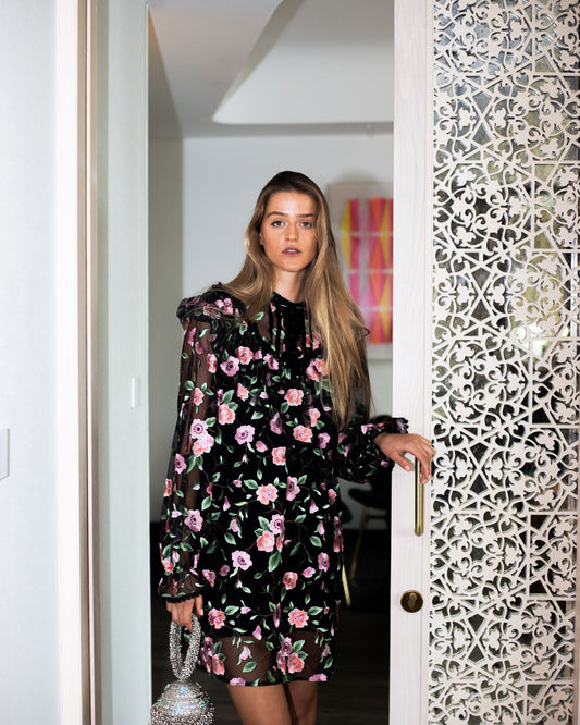 Pink Floral Dress