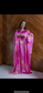 Fuchsia Silk Floral Caftan