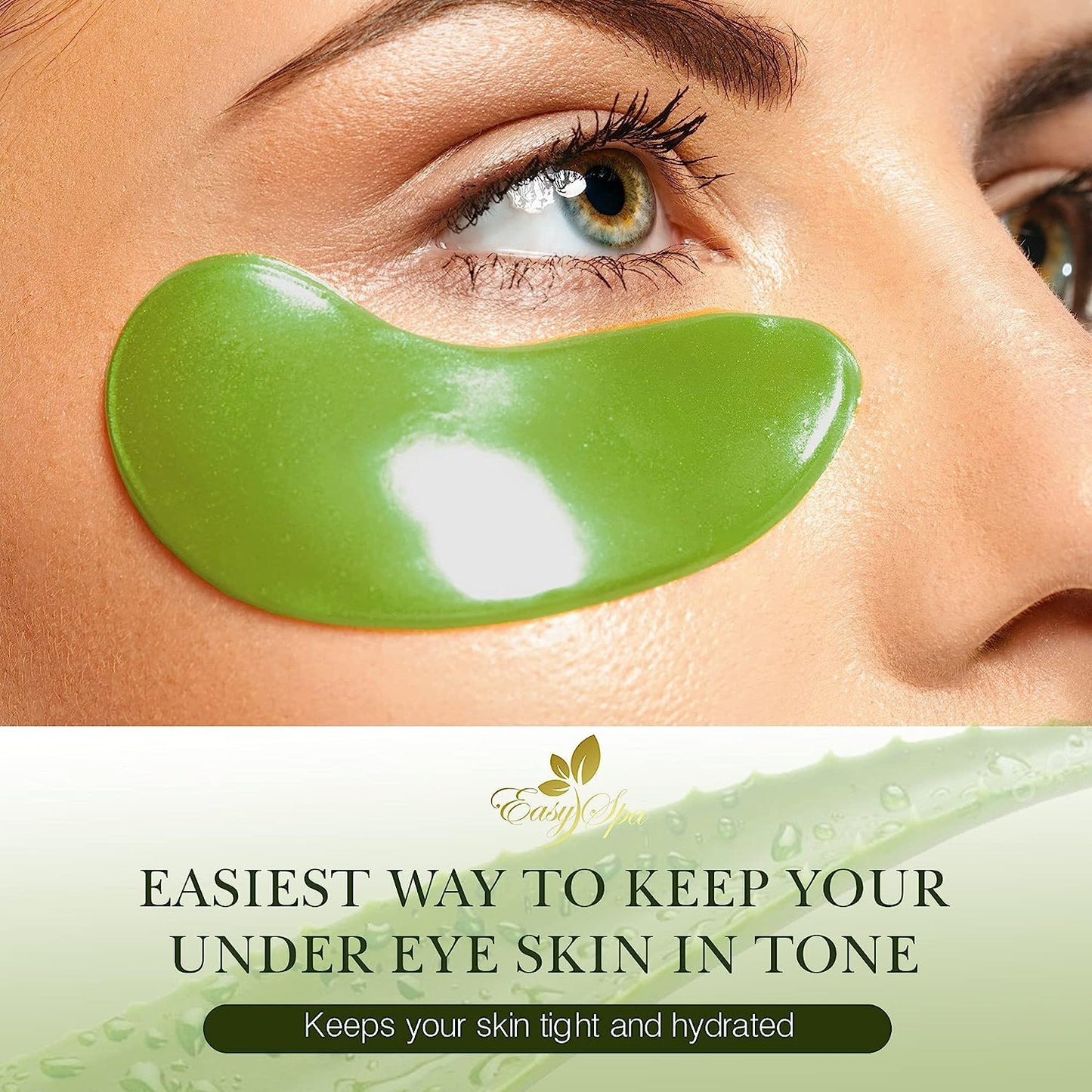 Masque sous les yeux, masque pour les yeux au gel d'aloe vera