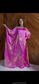 Fuchsia Silk Floral Caftan