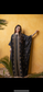 Gold Embroidered Black Caftan