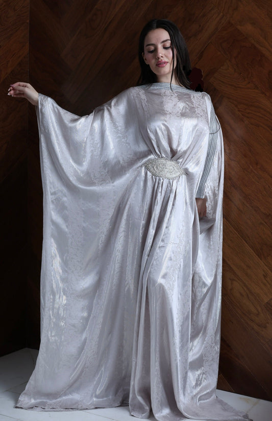 Silver Silk Caftan