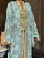 Babyblue Floral Caftan