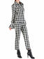 Bristol Pant / Black & White Plaid 85% off