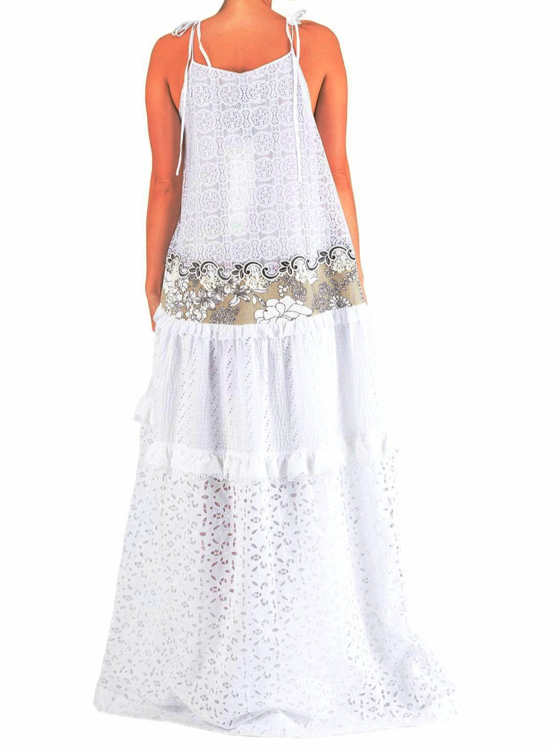 Pearls White Dress - 80% off