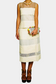 Leatherette Scallop Sheer Skirt - 65% off