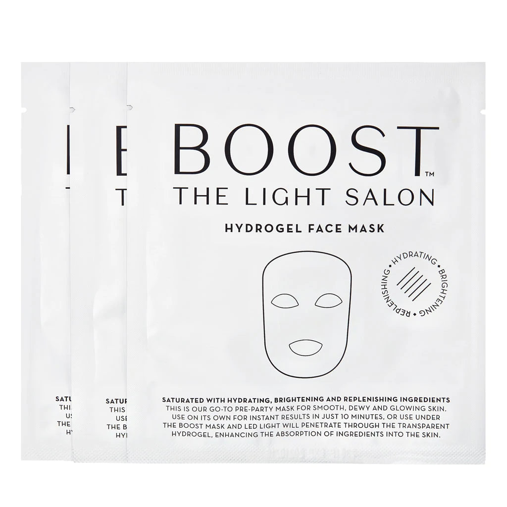 BOOST HYDROGEL FACE MASK - 3 PACK