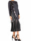 Black Ruffled Cardigan 60% off