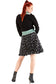 Black& white Pleats Skirt - 70% off