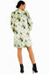 Floral silk coat - 80% off