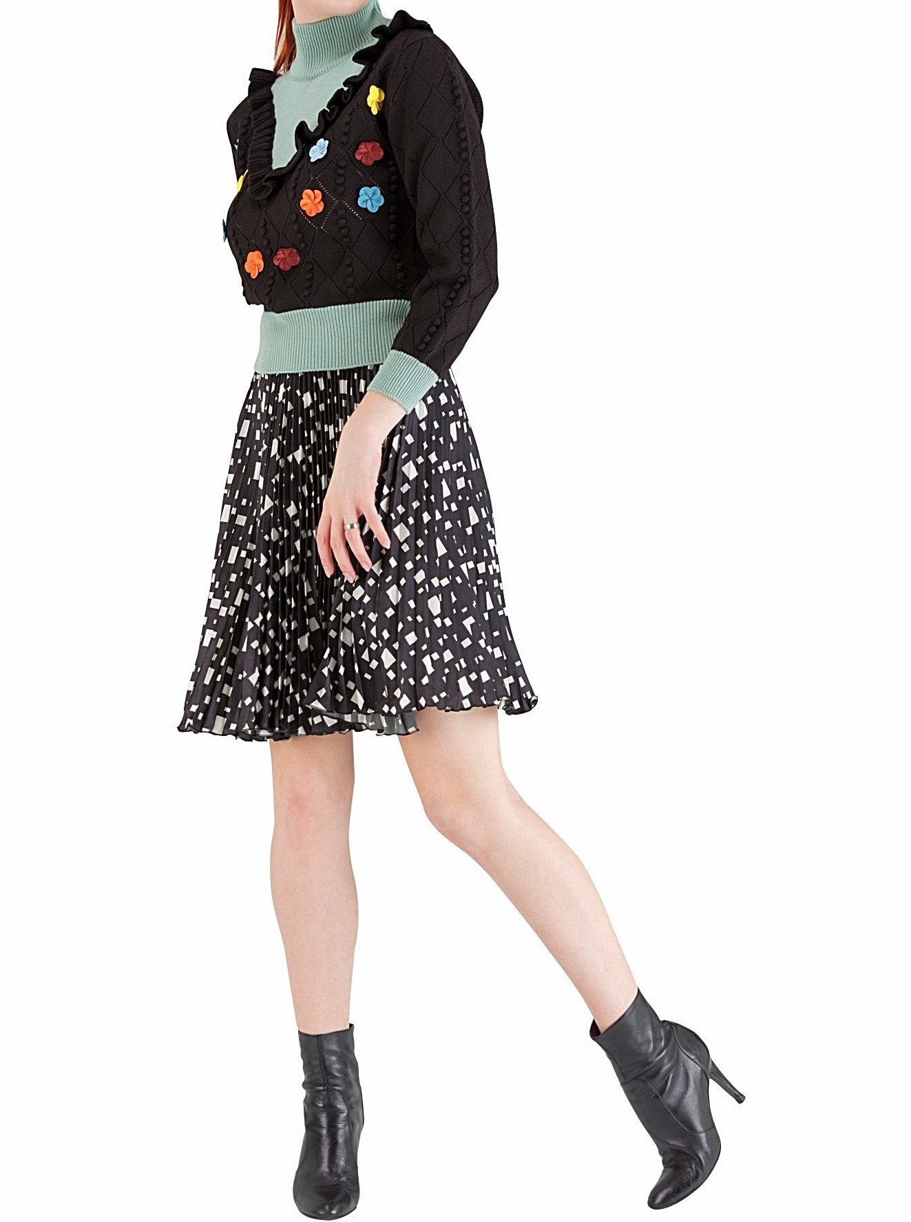 Floral Wool Sweater - 80% off