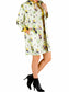 Floral silk coat - 80% off