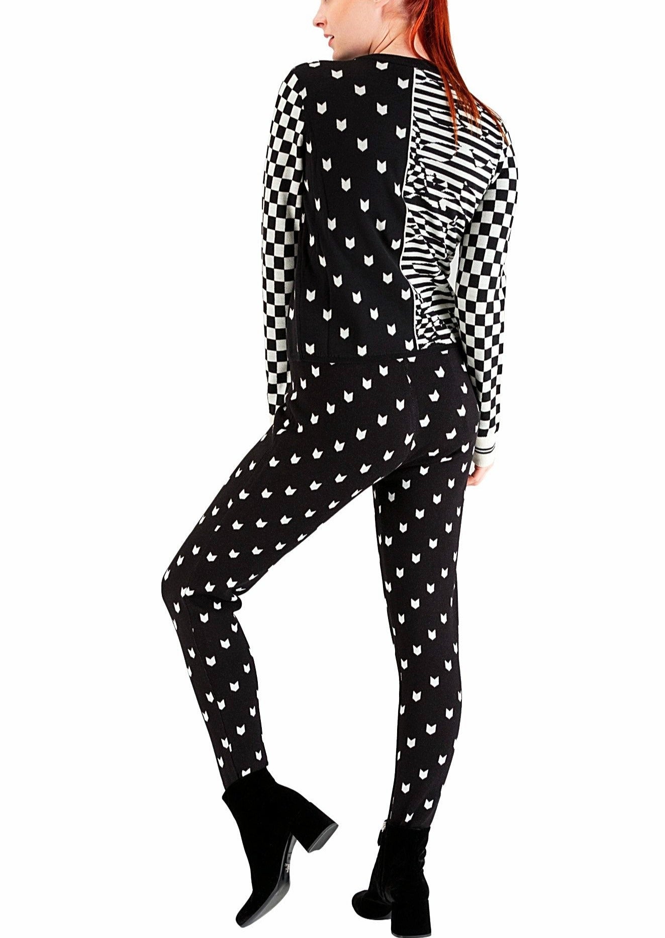 Black & white leggings - 60%off