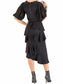 Black Embroidered Blouse - 80% off
